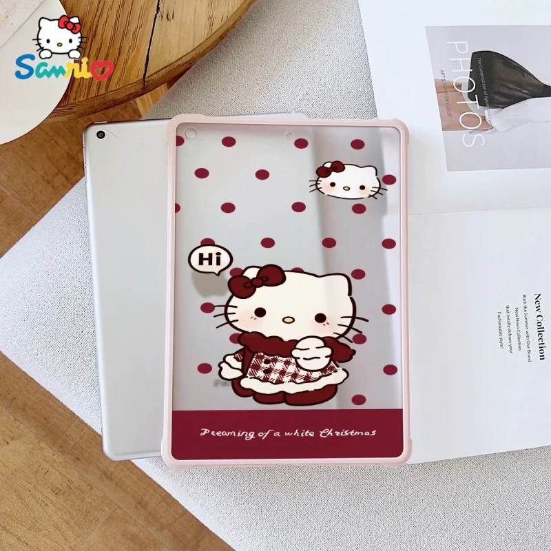 

Sanrio Cute Hello Kitty pink ipad case is suitable for the ipad Pro 6/M4,Air3/5,Mini 6,ipad 6/10,8.3/9.7/10.5/12.9/10.9/11 inch