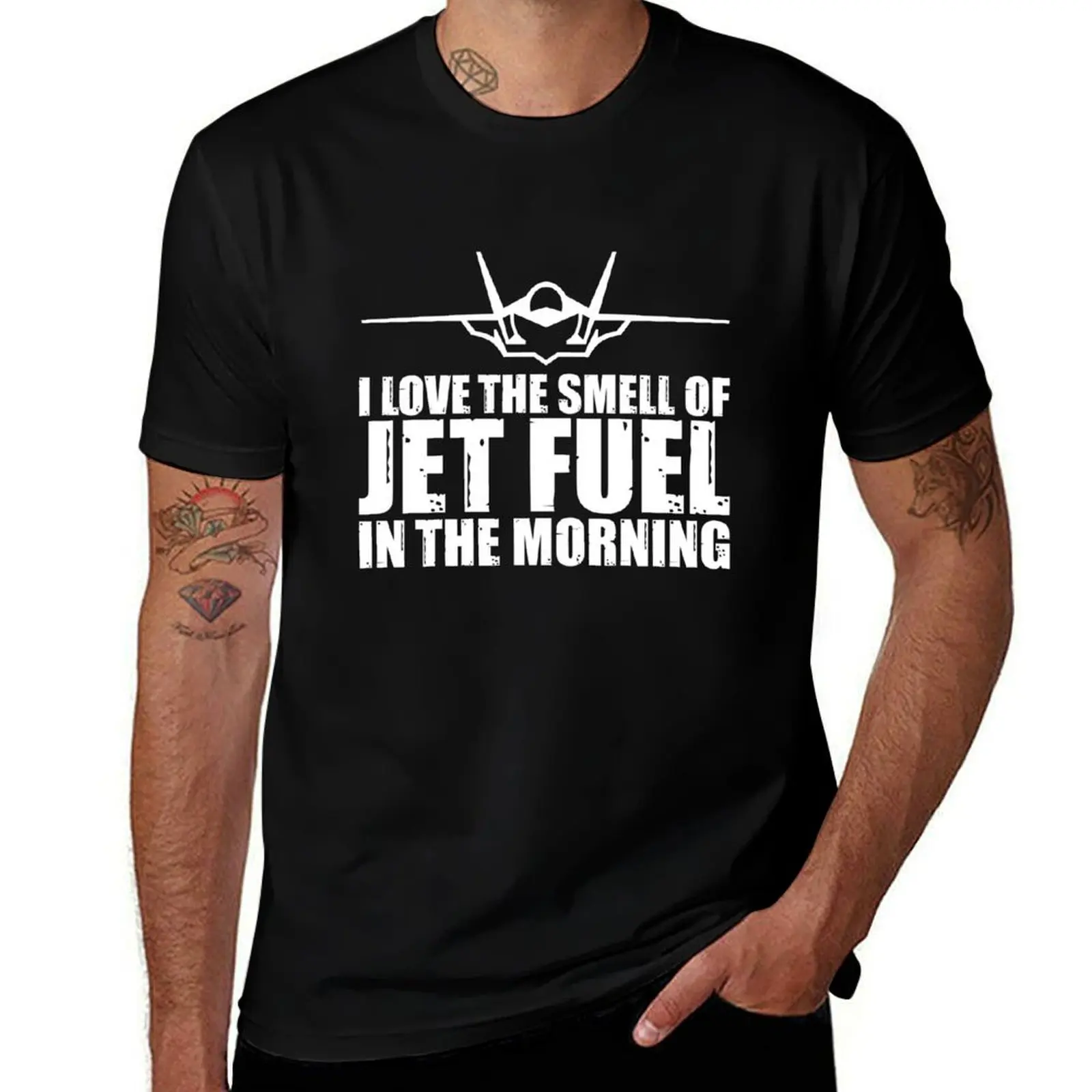 

Smell Jet Love t T-Shirt Fuel man man luxury t shirt Jet shirt The of F-35 man t designer Fighter I The shirt in Morning graphic