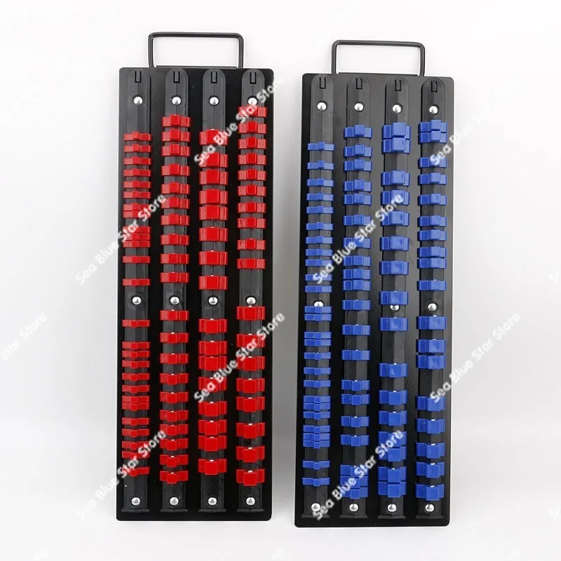 Sleeve storage plug batch large medium and small flying hexagon sleeve storage hanger sleeve storage card holder shelf tool tube