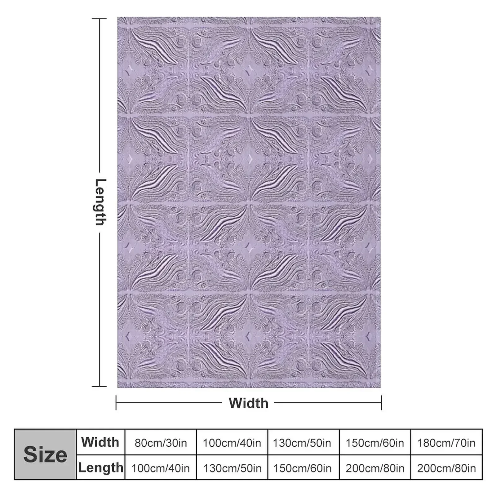 Feathers Lilac Throw Blanket Plush Soft Plaid Bed Fashionable anime Blankets