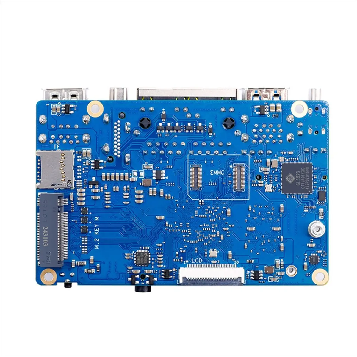 A99X For RV2 Single Board Computer DDR4 8-Core RISC-V 2TOPS AI CPU WiFi BT5.0 BLE M2 PCIE SSD Mini PC 4G
