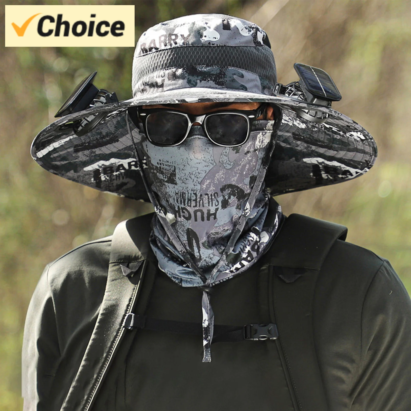 

Wide Edge Solar Fan Outdoor Fishing Hat-Solar & USB Charging, Sunscreen Sun Hat With Fan, Solar Fan Hat For Outdoor Summer Campi