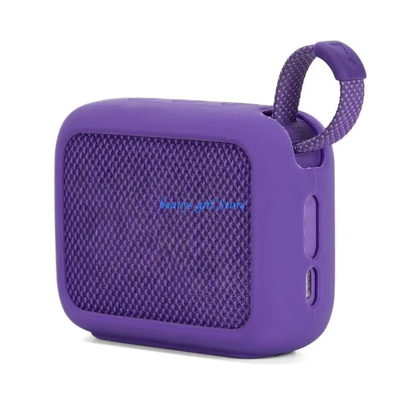 

C7AB Detachable Silicone Case for GO4 Speaker Pouches Protective Case AntiScratch,Bag Dustproof,Shock Resistant Cover