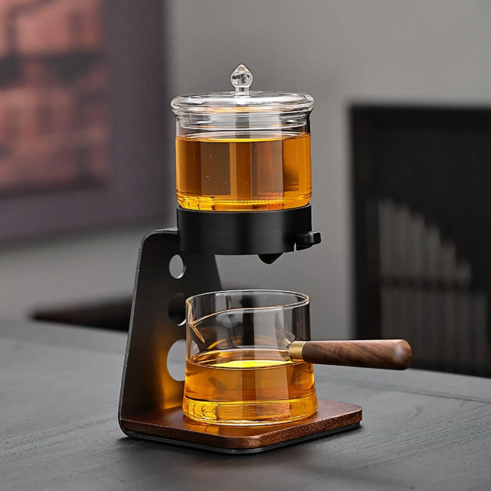 Teeservice Borosilicate Glass Stylish Base Easy Maintenance for Modern Decor