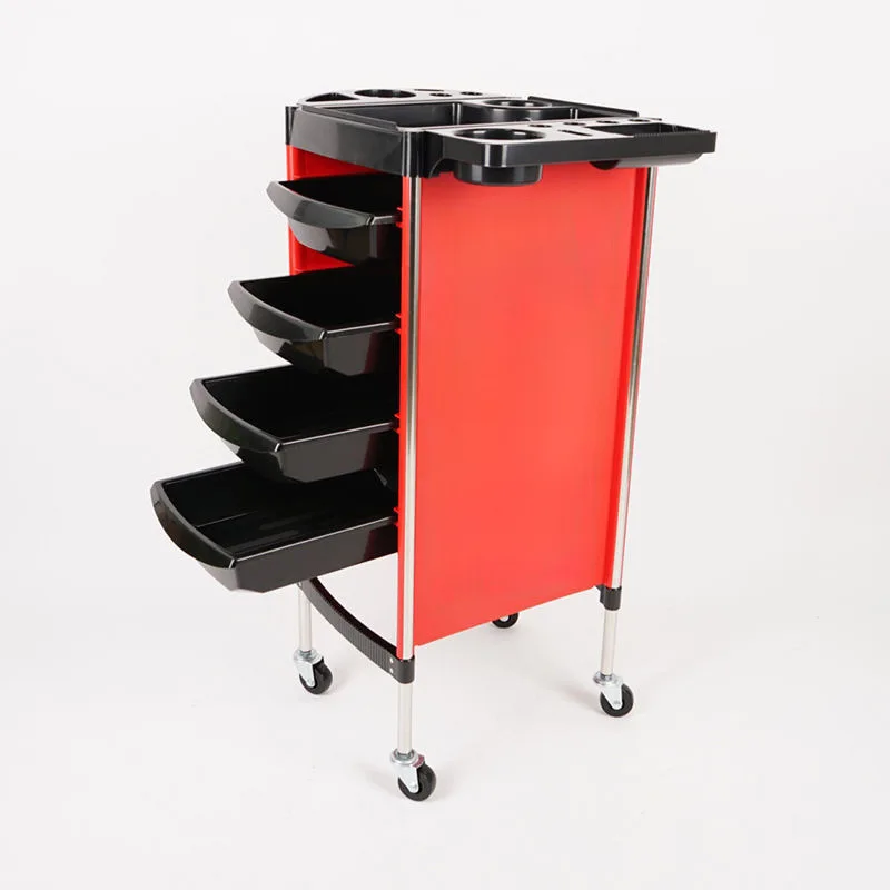 Salon tool cart hair salon multi-layer perm and dyeing hair salon bar cart mobile storage rack
