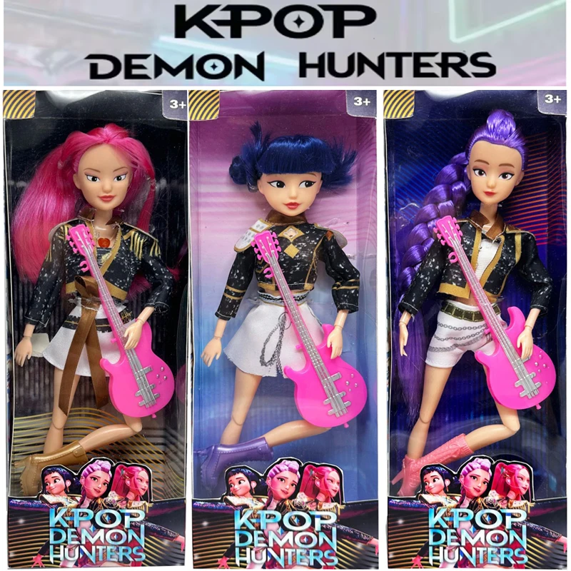 Zabawki HOT Doll Toys Kpop Demon Hunters Figurki Akcji Rumi Mira Zoey Piękne Lalki Księżniczki dla Dziewczynek Plastikowe Zabawki DIY dla Dziewczynek