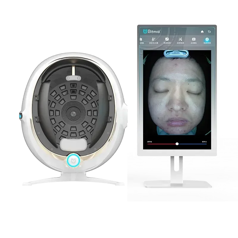 BitMoji MAX AI-Détecteur de Peau 3D Intelligent, Analyseur Numérique, Machine d'Analyse de Visage, Scanner Facial, 3D Visia Moji