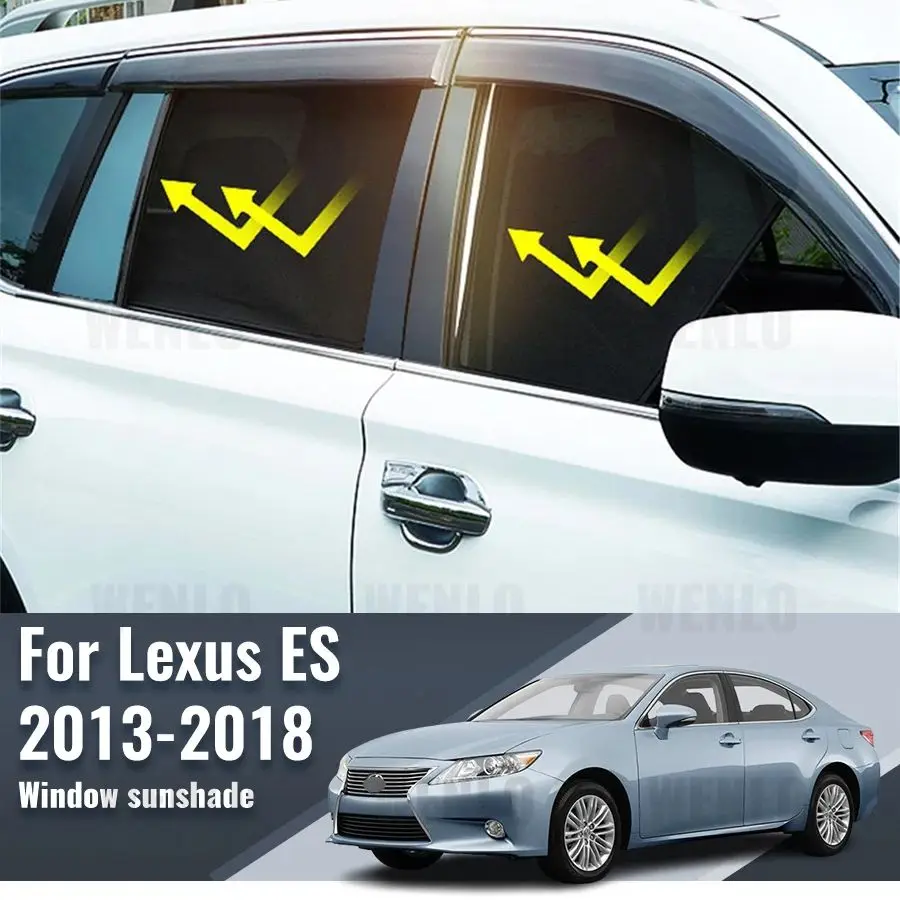 For Lexus ES 2013-2018 200 250 350 300H Car Side Window Sunshade Windshield Sun Shade Solar Protection Parasol Children Curtains