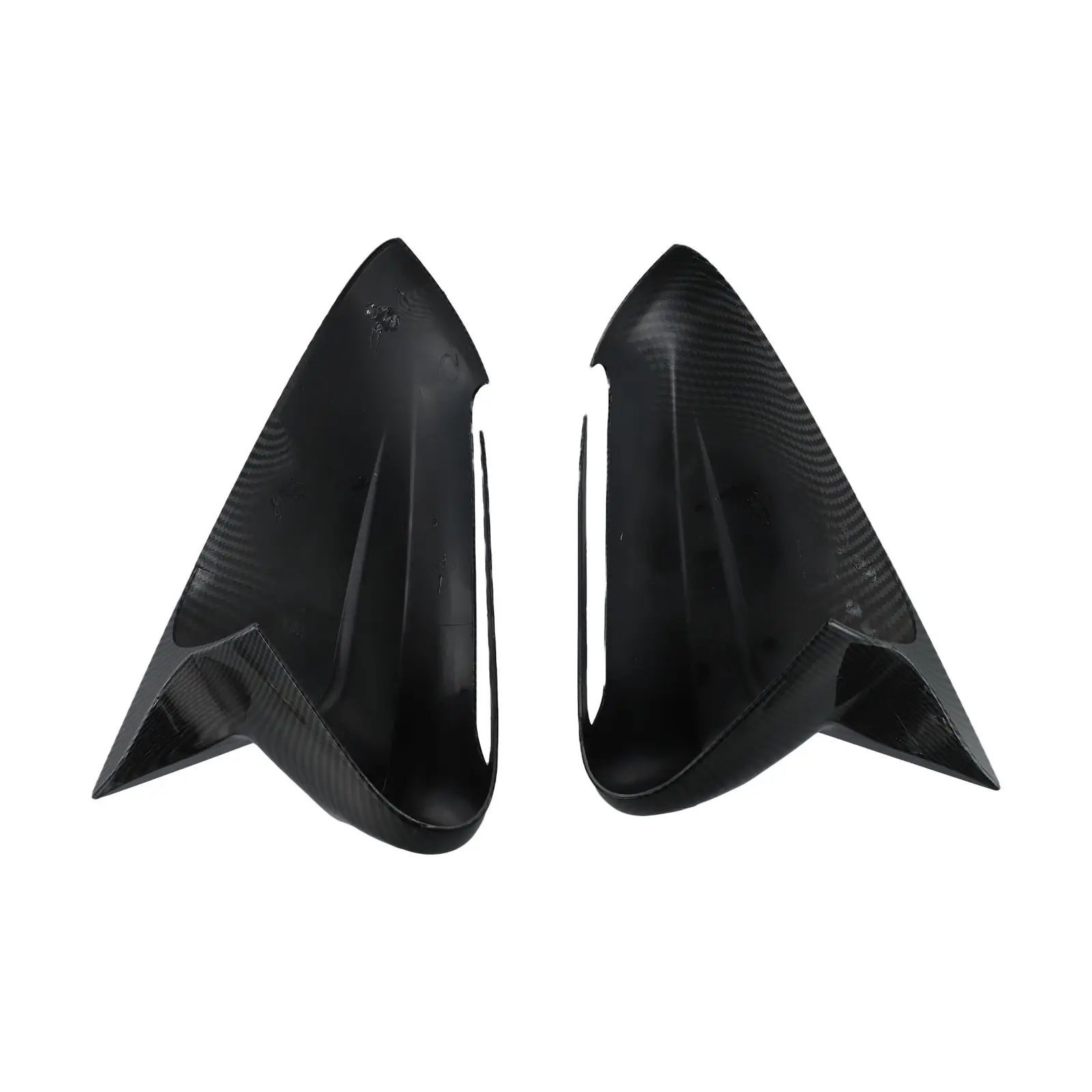 

Размер как показано на картинке, крышка зеркала заднего вида автомобиля, накладка на зеркало, отделка карбонового вида, глянцевый черный, стабильные характеристики