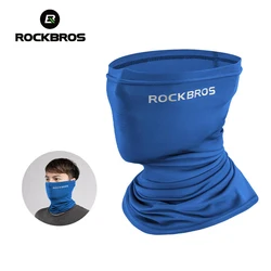 Rockbros verão rosto cachecol pescoço proteção solar de seda ciclismo headwear motocicleta scooter mtb estrada ciclismo máscara respirável bandana