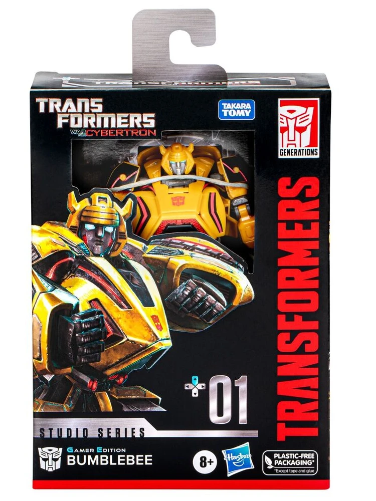 TransDevices Studio Series Gamer Edition 001 SS GE01 Deluxe Bumblebee Action Figure, Model Toy Collection, Hobby Gift