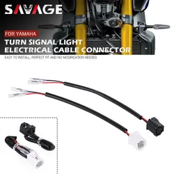 Turn Signal Light Cable Connector For YAMAHA MT09 Tracer 900 9 7 XSR 700 YZF R6 R1 MT03 MT25 MT10 Motorcycle Wire Adapters Plug
