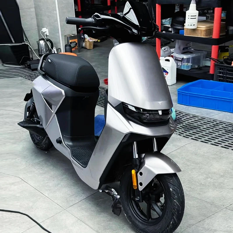 Premium Matte Satin Chrome Metallic Silver Vinyl Wrap Film Car Motorcycle Sticker Decal With Air Release Self Adhesive
