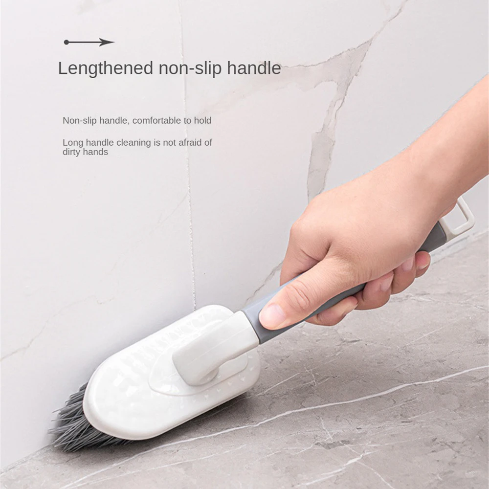 Brosse de poêle en plastique à longue poignée non ald, outil de livres, rainure de fenêtre, décontamination profonde, 75g