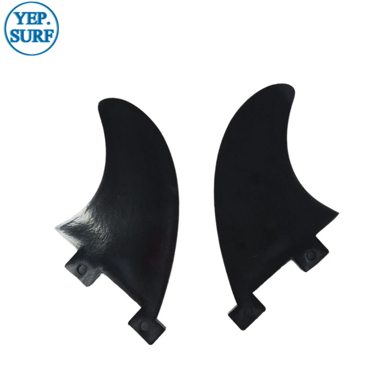 Surfboard UPSURF FCS Fin GL Soft Fin TWIN Fin Black Sup Board Fin Double Tabs Fin Good Quality Surf Accessories