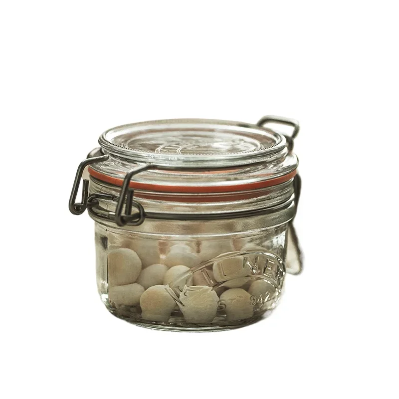 

*Sealed Jar Glass Nut Storage Jar Storage Bottle Dry Goods Rice Food Grade Grain Storage Jar