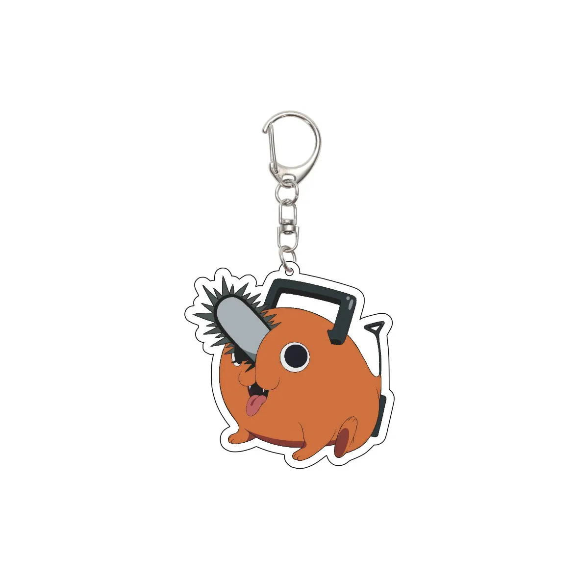 55MM Anime Chainsaw Man Keychain  Denji/Pochita/Makima/Power  Key Chain Acrylic Model Plate Christmas Gifts image 5