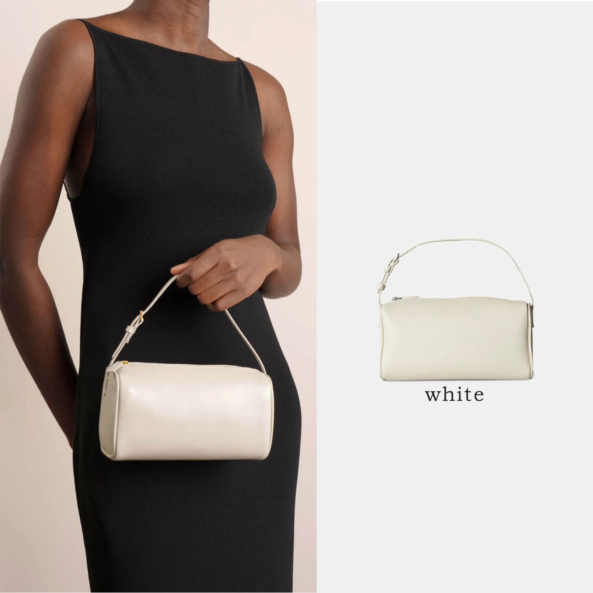 

2026 Fashion MustHave Vintage Leather Armpit Bag A Chic Cylindrical Pencil Case For Unique Style