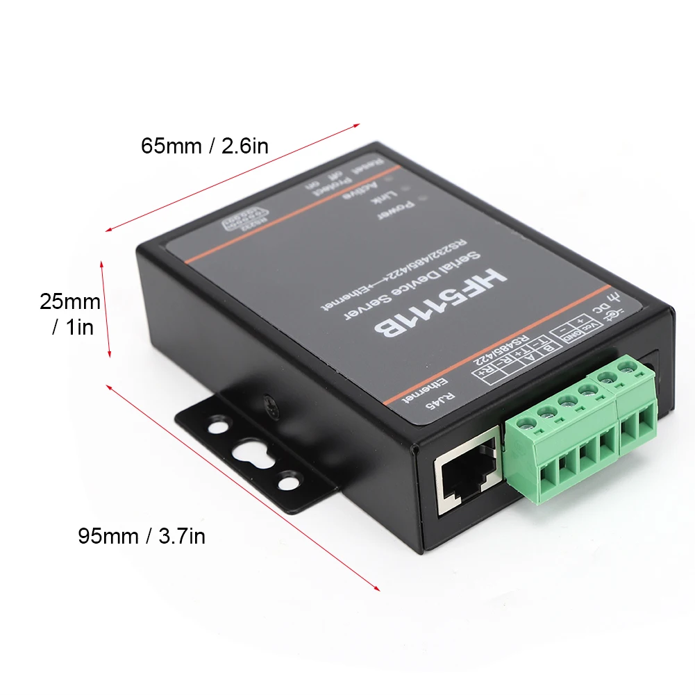 

Ethernet Serial Server HF-5111B Serial Server 3-in-1 RJ45 RS232//RS422 to Ethernet Serial Server DTU Serial Server HF-5111B