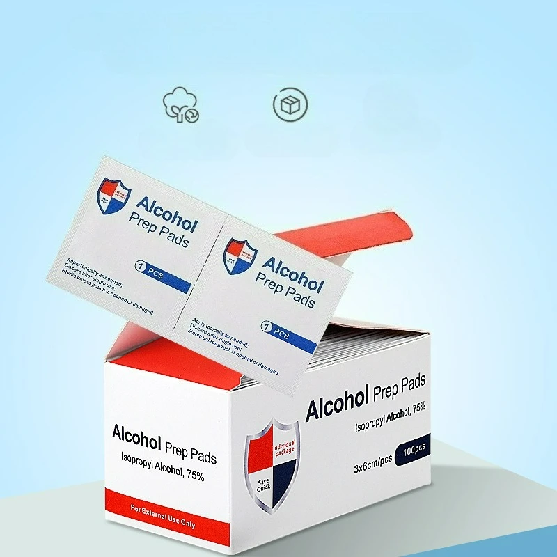 100 Toallitas Desinfectantes Desechables Envueltas Individualmente, Toallitas con 75% de Alcohol para Teléfono, Pantalla de Computadora, Vajilla y Uso Diario