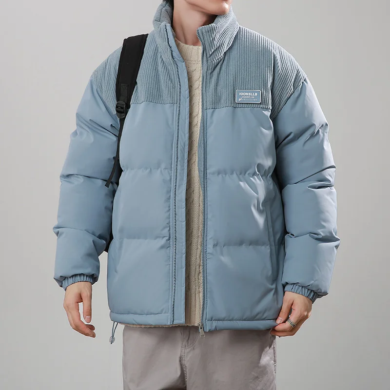 

Мужская новая зимняя хлопковая куртка, теплые парки, мужская модная студенческая куртка-пуховик, парка большого размера, корейская мужская куртка-пуховик, парки