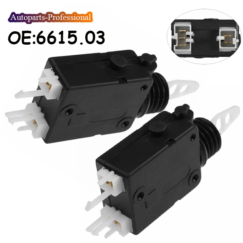 Actuador de cerradura de puerta, Motor de Control Central 661503 6615.03 para Peugeot 106 205 309 405 605 Citroen XSARA SAXO BX ZX AX Berlingo