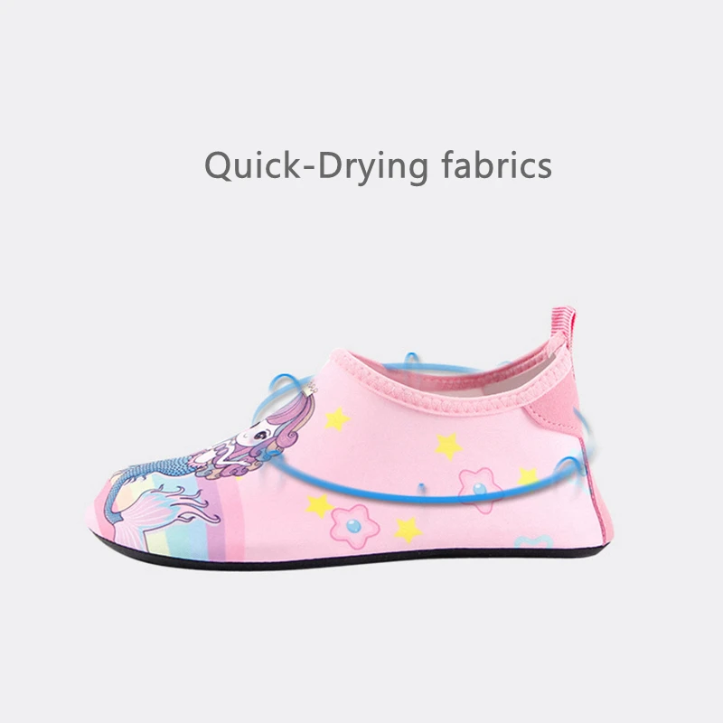 Beach Shoes for Boys Girls Anti-slip Home Barefoot Kids Shoes Baby Soft Floor Indoor Shoes Surf Snorkeling Swim Socks