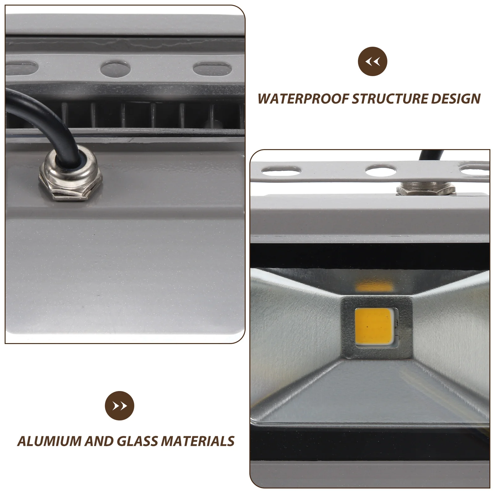 

10W Waterproof LED Warm White 2800K-3200K Long Lifespan Energy Saving Outdoor Lighting Solar Lights for Backyard