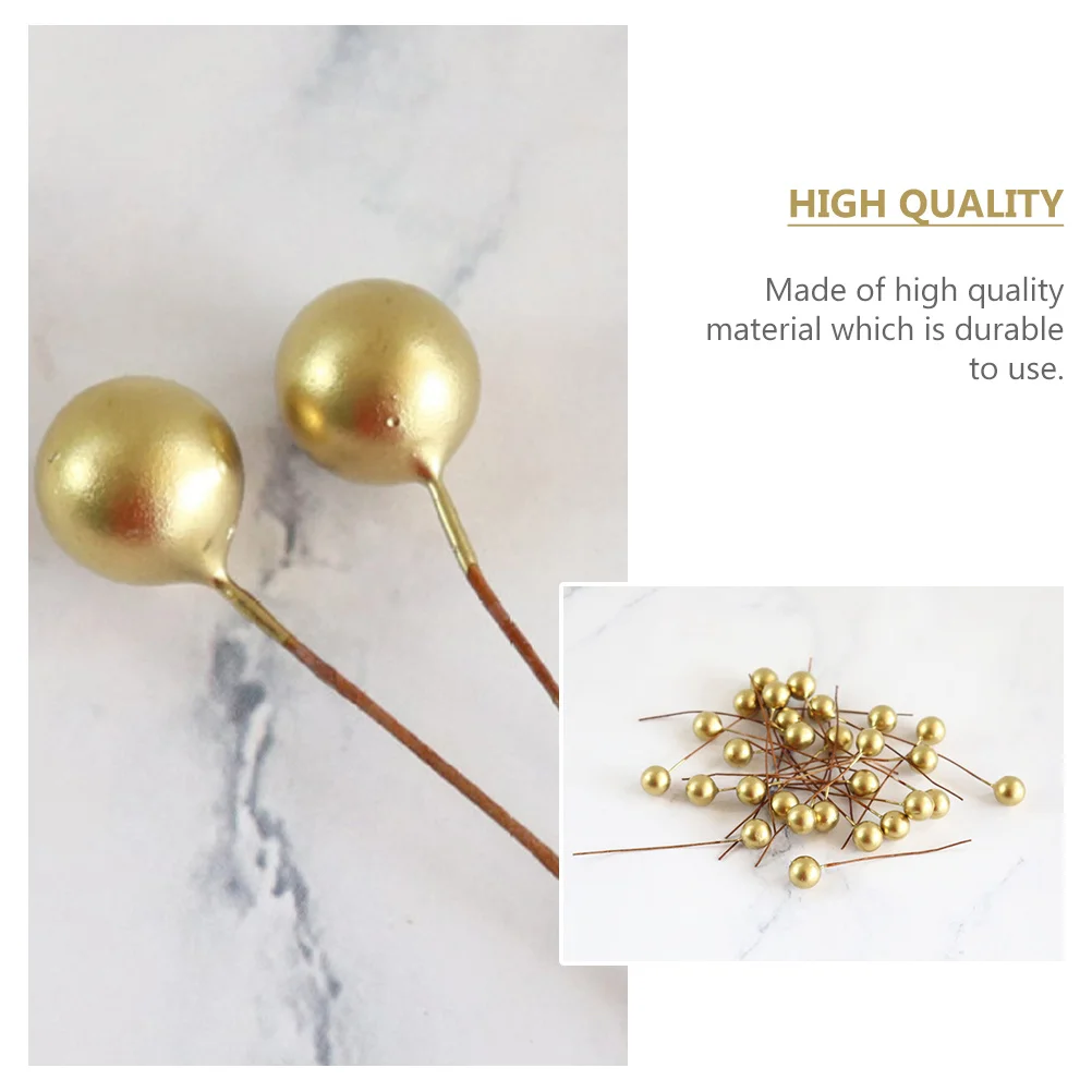 

200Pcs Lapis Christmas Decor Artificial Berries Exquisite Details Lifelike Look Photography Props Xmas Tree Ornaments