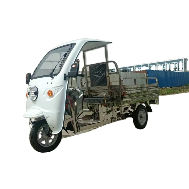 

New Stainless Steel Electric Tricycle Factory Warehouse Load Truck for Hauling and Delivering Goods for Household Use