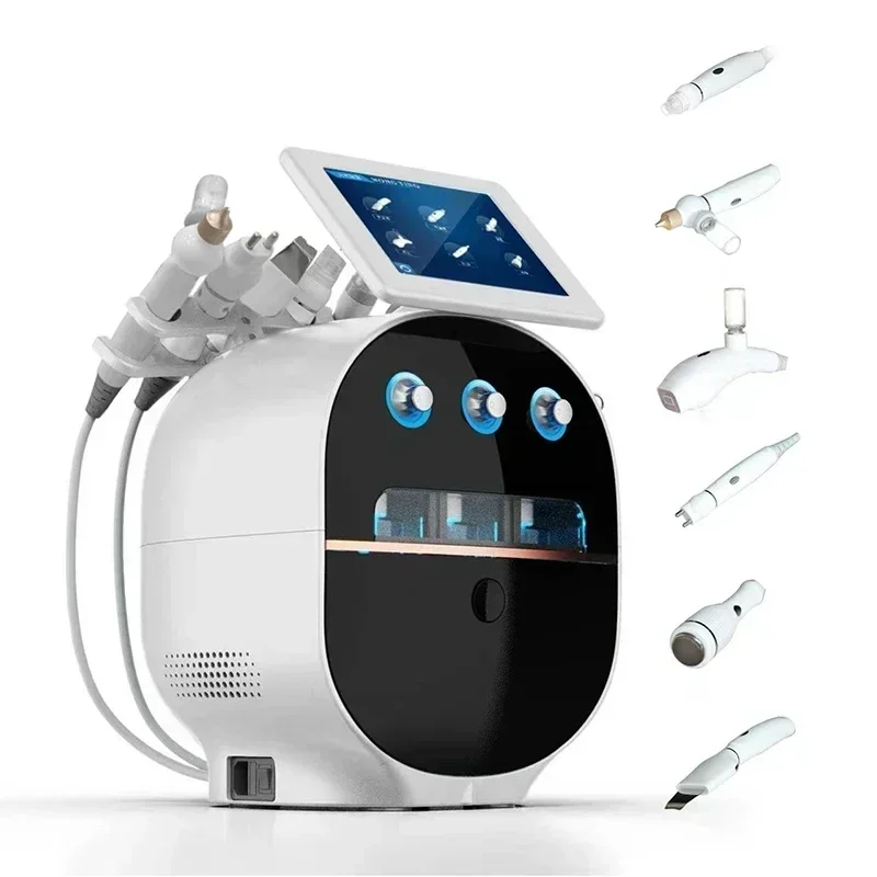 6 In 1 Water Dermabrasion Hydro Machine Deep Cleansing Machine Water Jet Facial Clean Dead Skin Removal Salon Use