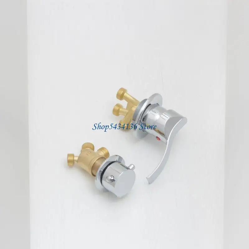 

H7ED Copper Bathtub Faucets Switches Valves for Hot and Cold Water Control for Adult Bathrooms Faucets Control Valves Shower