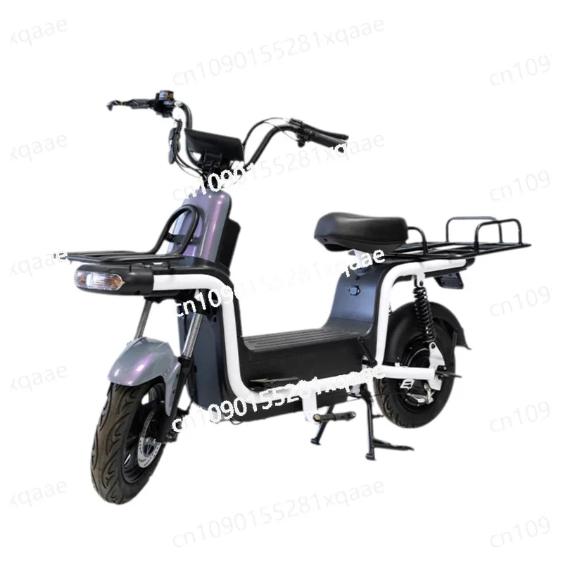 2024 New Electric Bicycle Express Takeaway Car Two-wheeled Battery Car Electric Vehicle Scooter