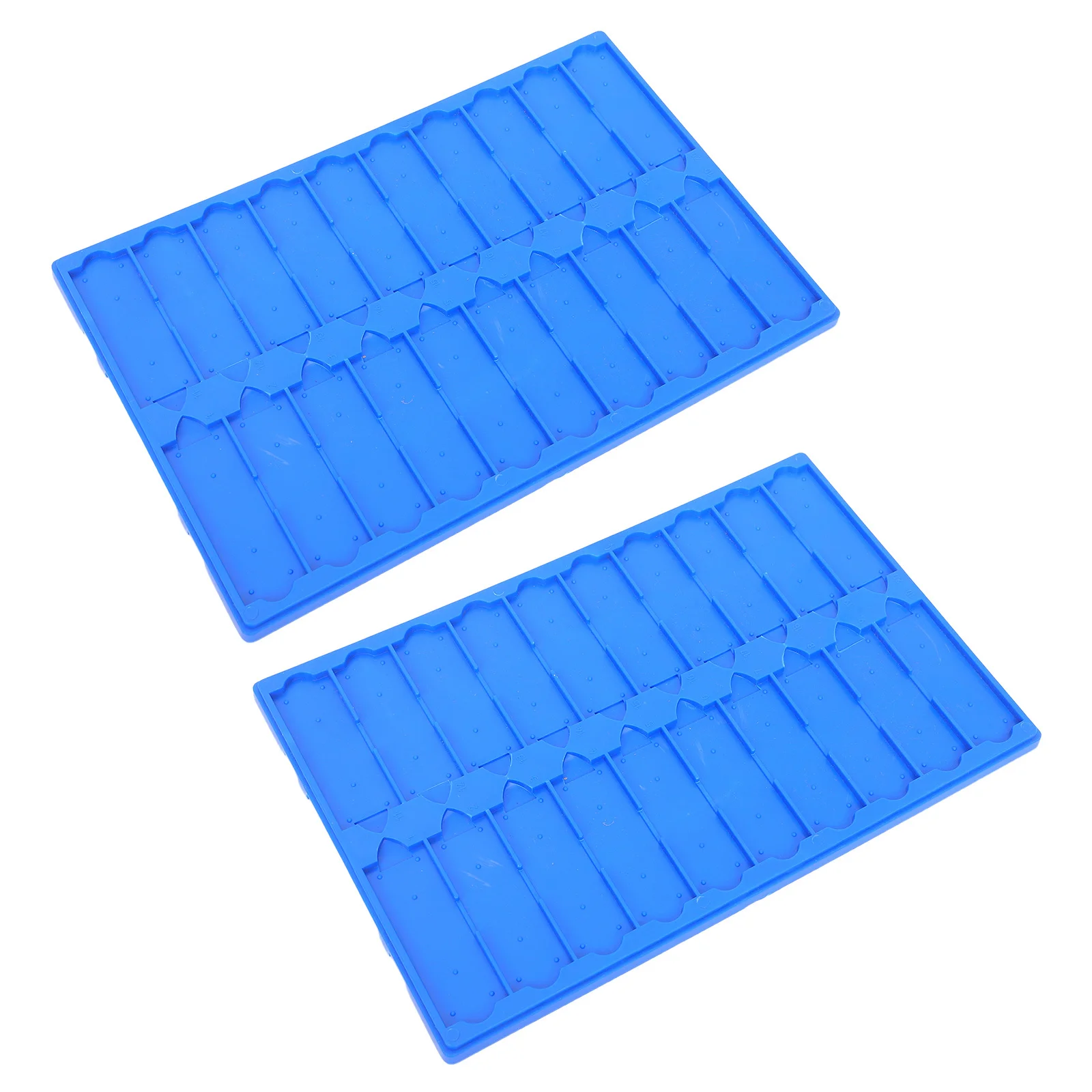 

2pcs Microscope Slide Board 20-Slot Lab Drying Rack For Fast Drying Microbiology Cell Observation Reusable Laboratory