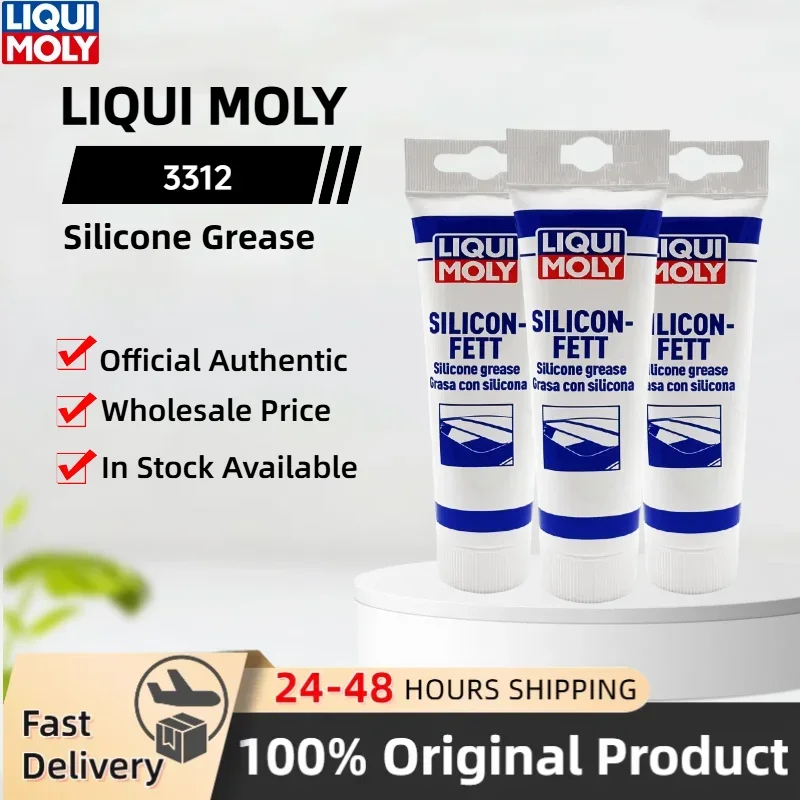 Liqui Moly 3312 LM47 + MoS2, 100 г, прозрачная смазка с кремниевым смазлом, высококачественный долговечный оригинальный продукт Liqui Moly 3312 LM47 + MoS2, 100 г, прозрачная смазка с кремниевым смазлом, высококачественный долговечный оригинальный продукт