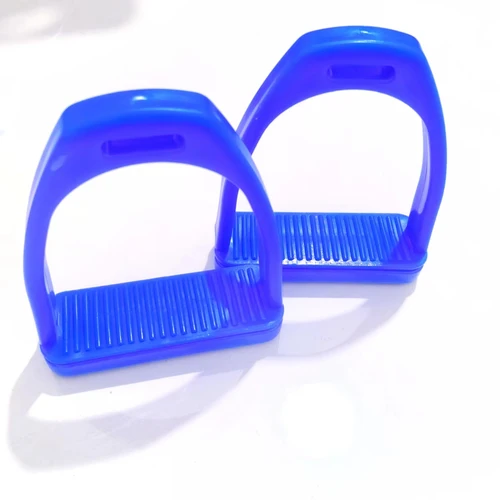 Imagen 2 del producto Estribos para montar a caballo de 2 uds, almohadilla de goma antideslizante de alta resistencia, deportes ecuestres