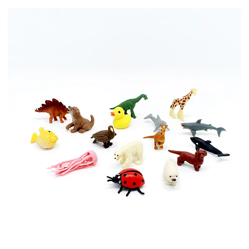 Fairy Garden Miniature Accessories Decoration Small Animal Model Dinosaur Sea Lions Shark Dolphin Bear Ladybug Figurine Toys