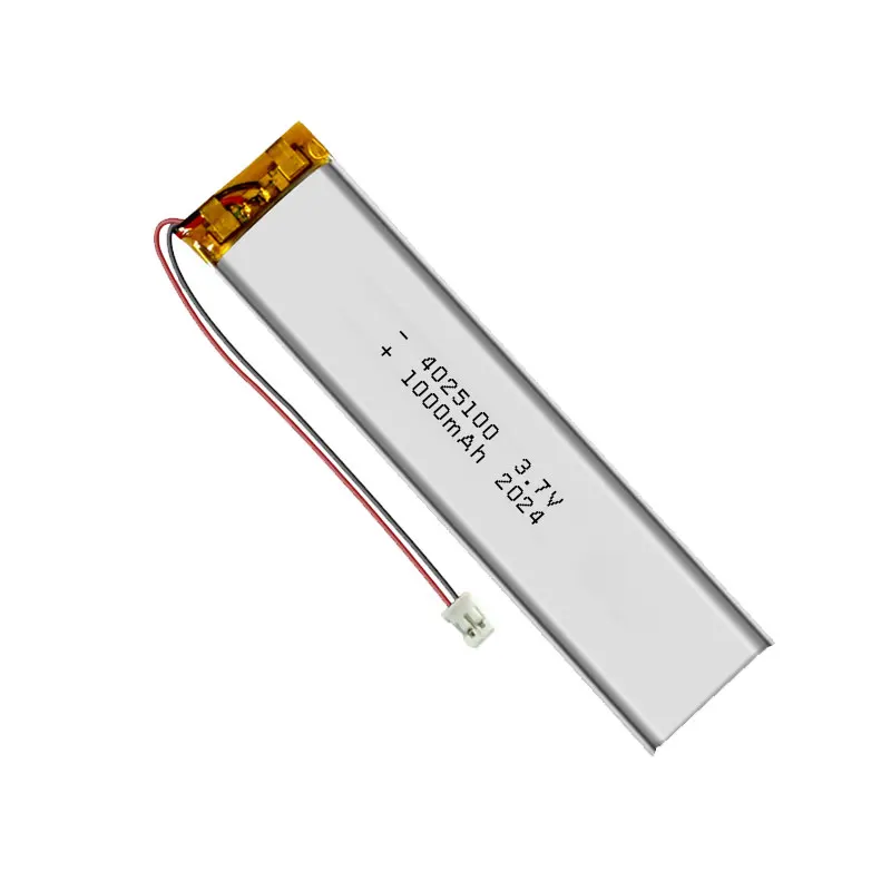 4025100 3.7V 1000mAh bateria litowo-polimerowa do Bluetooth rejestrator rozmów e-book inteligentne baterie awaryjne światło LED do mebli