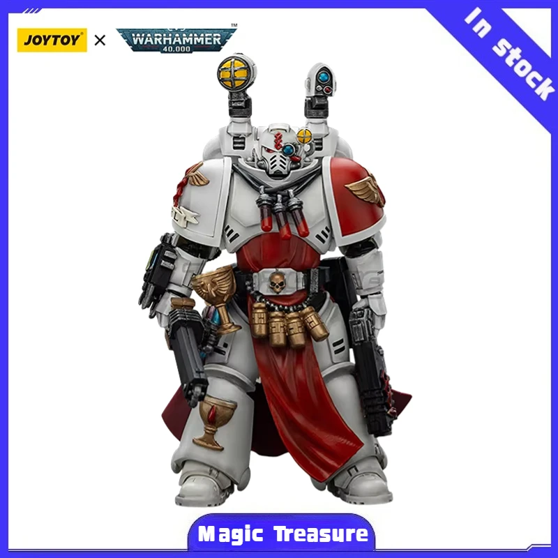

【MT】JOYTOY 1/18 Figure Warhammer 40K Blood Angels Sanguinary Priest with Heavy Bolt Pistol Chainsword and Narthecium