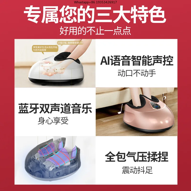 New Automatic Foot Massager Machine, Smart Shiatsu for Acupressure Foot Massager with Kneading Home Use