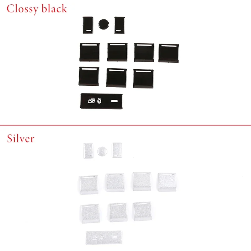 For Land Rover Discovery 5/Range Rover Sport Vogue Velar Evoque Door Glass Lift Button Decorative Stickers Car Accessories