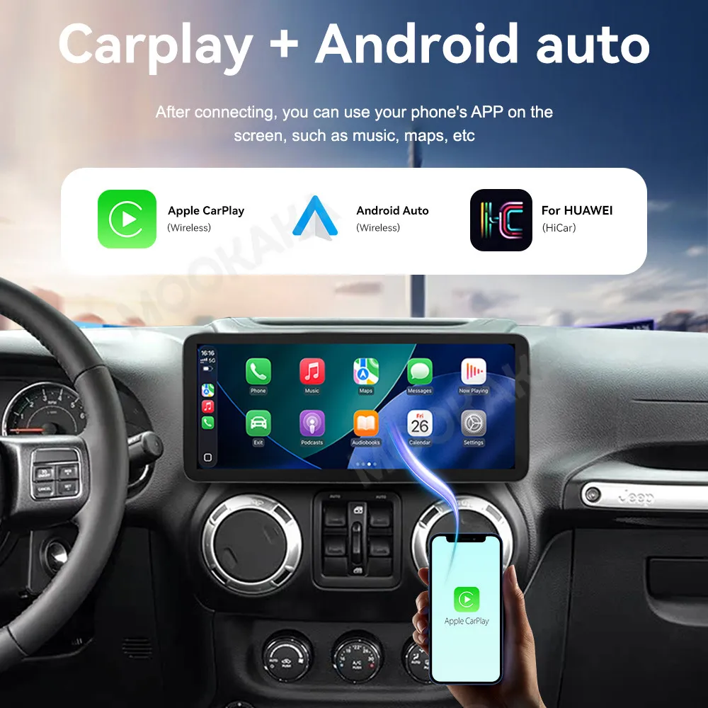 

Touch Screen Car Radio For Jeep Wrangler 2011-2018 Android GPS Automotive Multimedia Auto Radio Stereo Receiver Head Unit