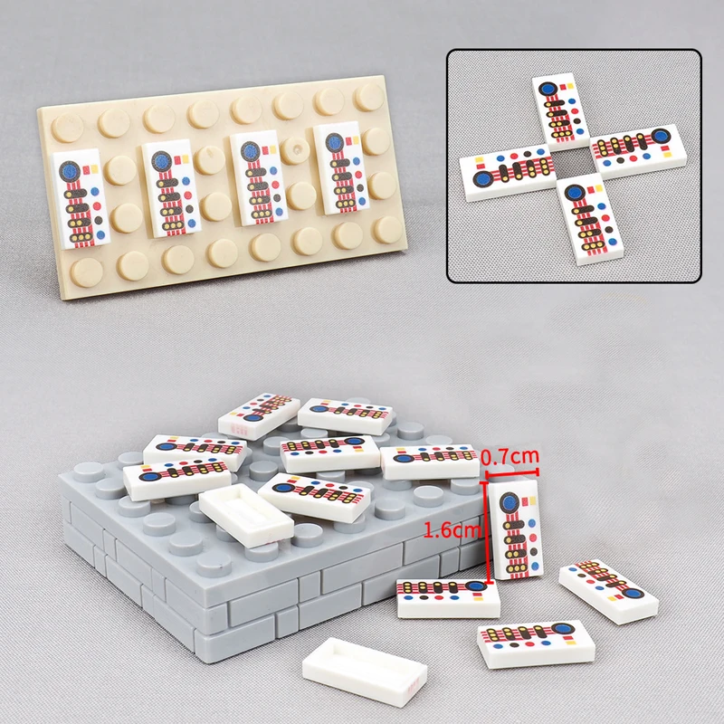 10PCS/LOT Printed Building Block 3069 Machine Control Panel Pattern Model Equipment Accessories Small Particle Assembly Toy