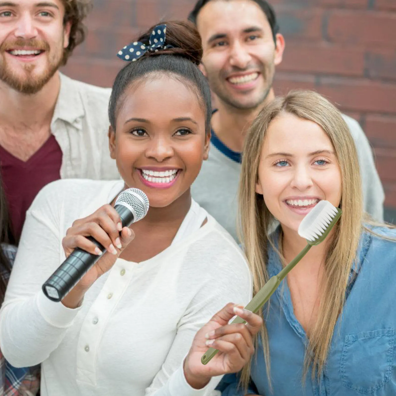 

Huge Big Toothbrush Novelty Oversized Party Prop Funny Photo Decoration Halloween Costume Large Creative Toothbrush
