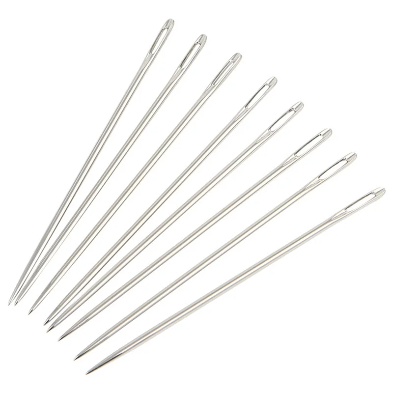 200Pcs Sack Needle Large Hand Sewing Bag Needle Binding Needle-AB52