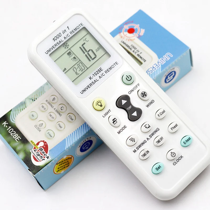 Universal 1000 In 1 Air Conditioner Remote Control K-1028E One-key Setting Low Power Consumption For LG Haier Fujitsu Panasonic