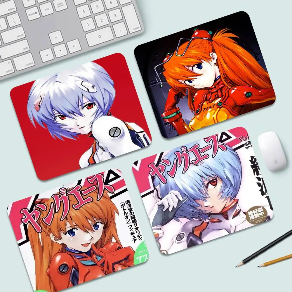 Anime Rei Asuka NEW Mouse Pad Custom Mousepad Game Small Size Computer Desk Pad Natural Rubber Home Keyboard Pad