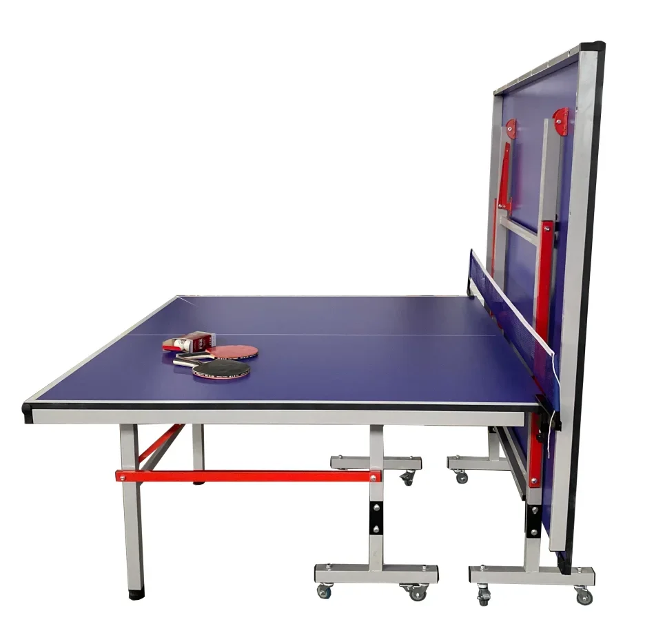 2026 Customized Foldable Indoor Outdoor 18mm Ping Pong Table Moving Table Tennis Table