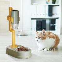 Pet Feeding & Watering Feeder Automatic Feeders Dog Bowl Automatic No-Drip Feeding Pet Dispenser Water Bowl Bowls Easy-Clean