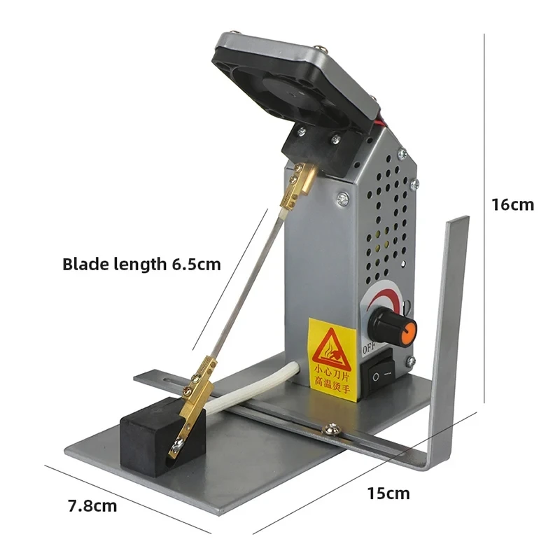 Electric Cutting Machine Adjustable Temperature Heating Cutting Machine Nylon Satin Ribbon Elastic Band Wire Tape Cutting Knife